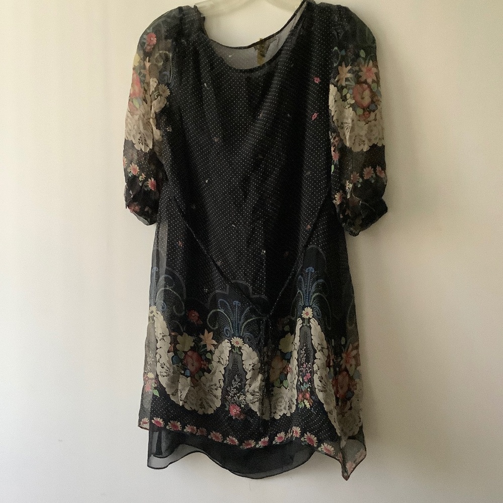 Trinity silk mini dress